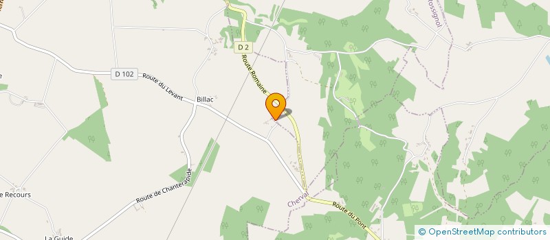 localisation de l'entreprise SCEA DES POUYADES  CHERVAL