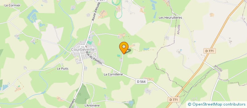 localisation de l'entreprise SCEA DES PRES à COURBEVEILLE