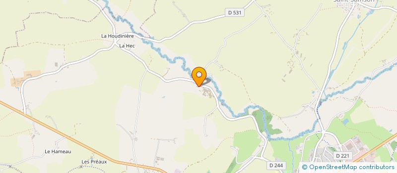 localisation de l'entreprise SCEA DES PRES VERTS  PRE-EN-PAIL-SAINT-SAMSON