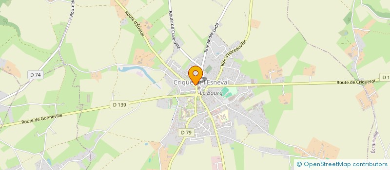 localisation de l'entreprise SCEA DES QUATRE FERMES à SAINTE-MARIE-AU-BOSC