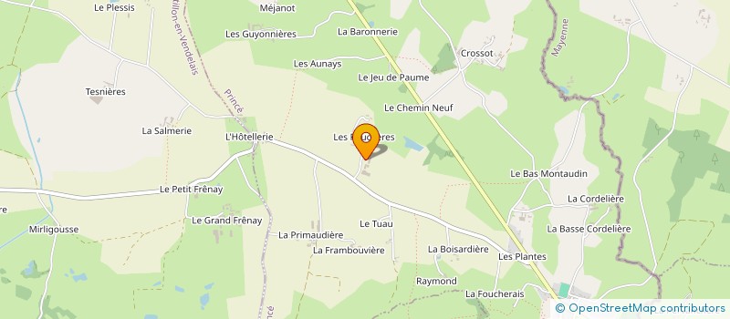 localisation de l'entreprise SCEA DES REUCHERES à PRINCE