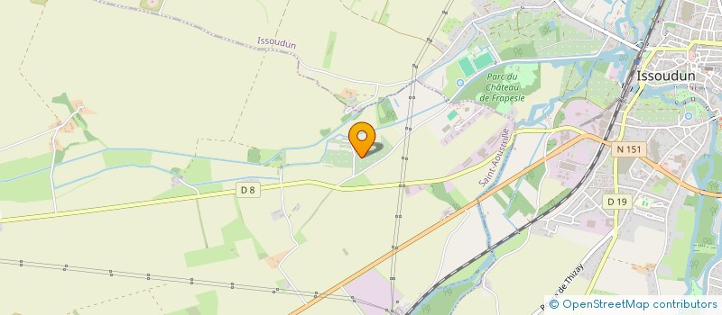 localisation de l'entreprise SCEA DES RIBAUDONS à SAINT-AOUSTRILLE