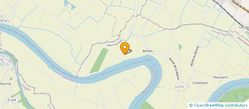 localisation de l'entreprise SCEA DES ROCHES  JUSIX