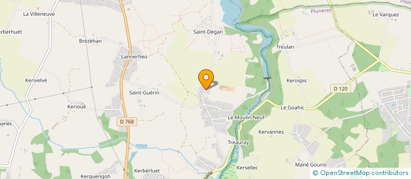localisation de l'entreprise SCEA DES ROSIERS à BRECH