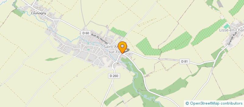localisation de l'entreprise SCEA DES SAUTAINES à SAINT-AMAND-SUR-FION