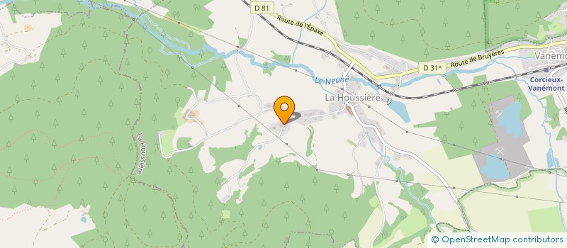 localisation de l'entreprise SCEA DES SEPT FONTAINES  HOUSSIERE (LA)