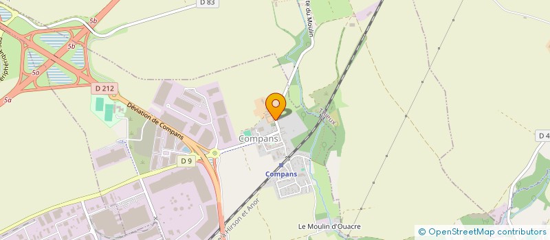 localisation de l'entreprise SCEA DES TILLEULS  COMPANS