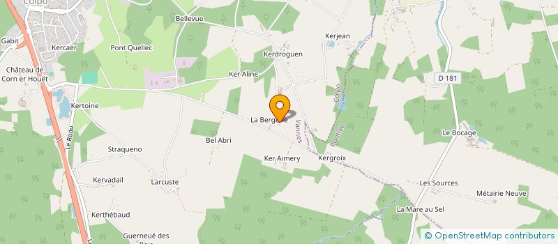 localisation de l'entreprise SCEA DES TILLEULS  BIGNAN