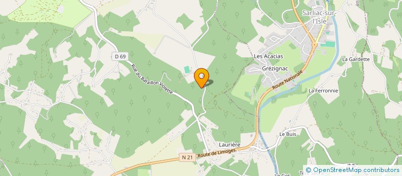 localisation de l'entreprise SCEA DES TILLEULS  ANTONNE-ET-TRIGONANT