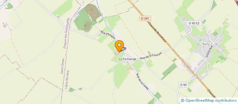 localisation de l'entreprise SCEA DES TROIS TILLEULS à LIGNY-LES-AIRE