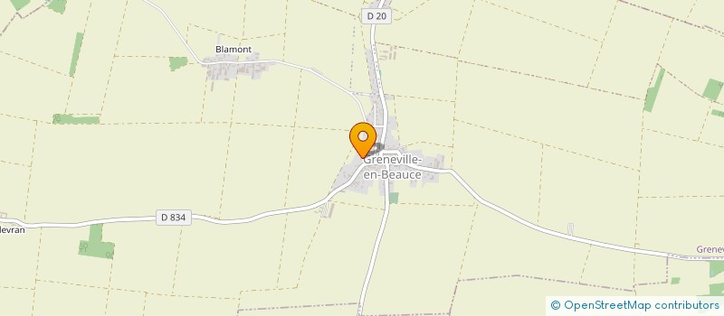 localisation de l'entreprise SCEA DES TROIS VALLETS à GRENEVILLE-EN-BEAUCE