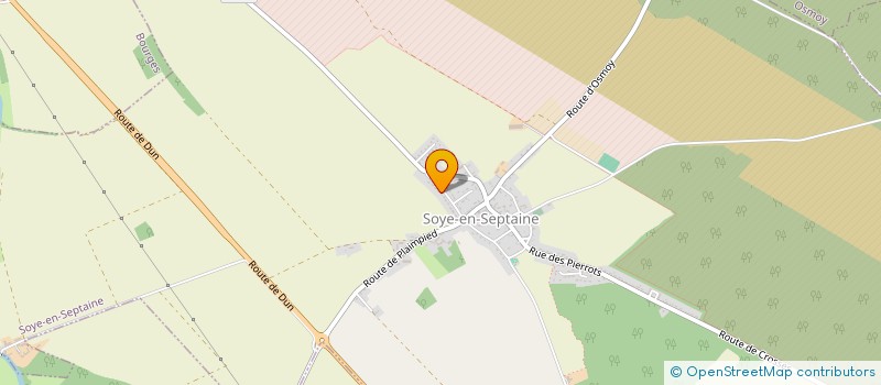 localisation de l'entreprise SCEA DES VALLEES à SOYE-EN-SEPTAINE