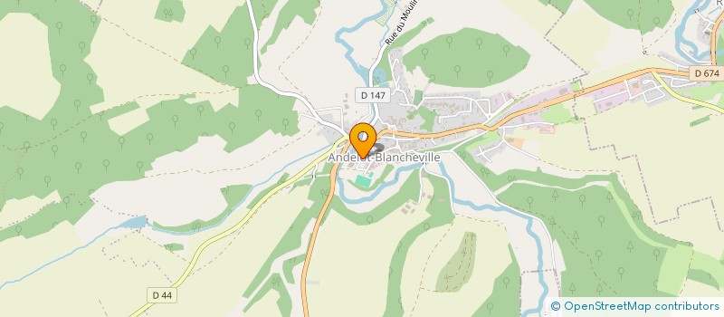 localisation de l'entreprise SCEA DES VAUX à ANDELOT-BLANCHEVILLE