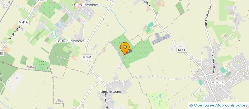 localisation de l'entreprise SCEA DES VERGERS DE LA CLIQUETERIE à HERLIES