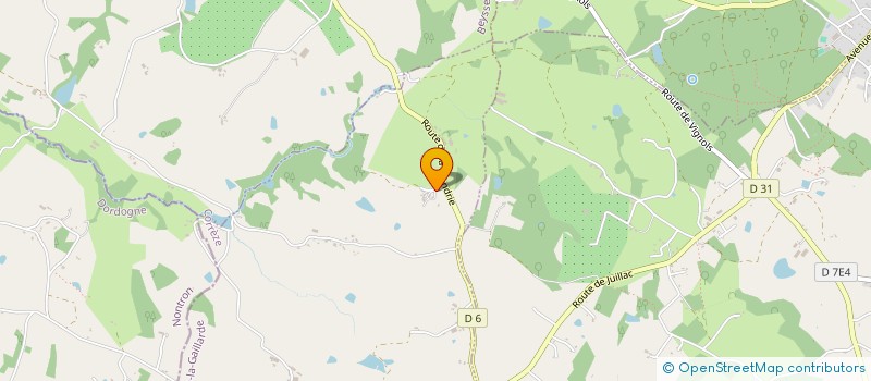 localisation de l'entreprise SCEA DES VERGERS DE LEYCURAS  CONCEZE