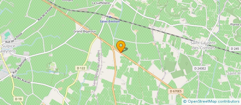 localisation de l'entreprise SCEA DES VIGNABLES DESCUBES à SAINT-EMILION