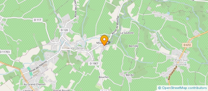 localisation de l'entreprise SCEA DES VIGNOBLES BORD FRERES  VERDELAIS