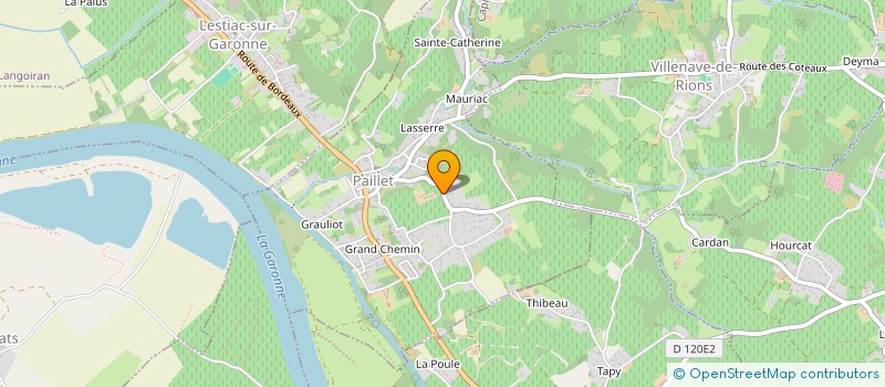 localisation de l'entreprise SCEA DES VIGNOBLES BOURBON ESTAGER  PAILLET