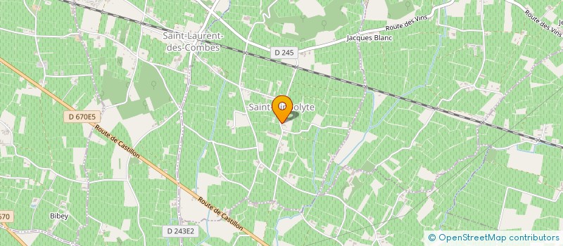 localisation de l'entreprise SCEA DES VIGNOBLES CHARVET  SAINT-SULPICE-DE-FALEYRENS