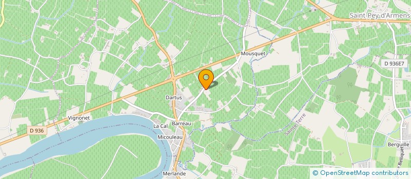 localisation de l'entreprise SCEA DES VIGNOBLES COUTANT  SAINT-ETIENNE-DE-LISSE