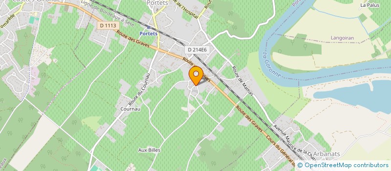 localisation de l'entreprise SCEA DES VIGNOBLES DAUBAS ET FILS à PORTETS