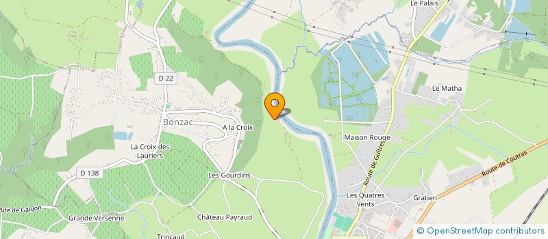 localisation de l'entreprise SCEA DES VIGNOBLES EXASAN  SAVIGNAC DE L'ISLE