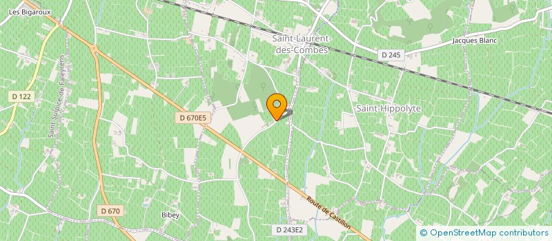 localisation de l'entreprise SCEA DES VIGNOBLES GEMON  SAINT-LAURENT-DES-COMBES