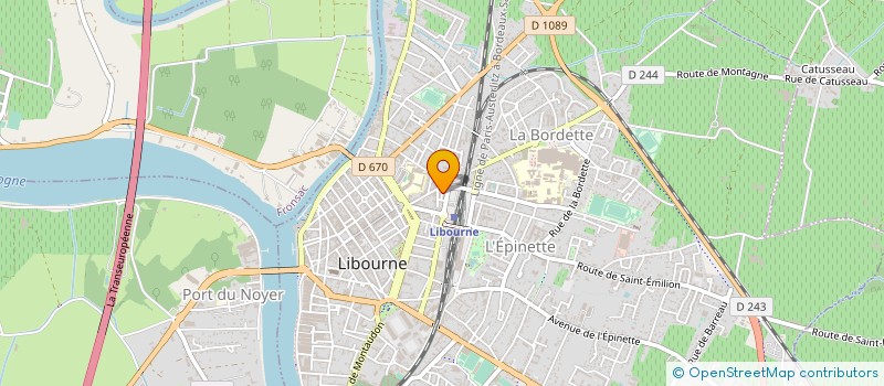 localisation de l'entreprise SCEA DES VIGNOBLES JEAN PIERRE ESTAGER  POMEROL