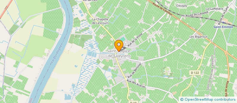 localisation de l'entreprise SCEA DES VIGNOBLES TRABUT CUSSAC  SAINT-ETIENNE-DE-LISSE