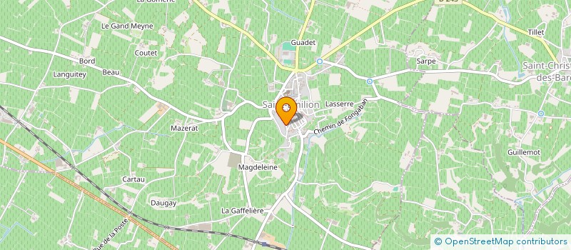 localisation de l'entreprise SCEA DES VIGNOBLES VIRCOULON  SAINT-HIPPOLYTE