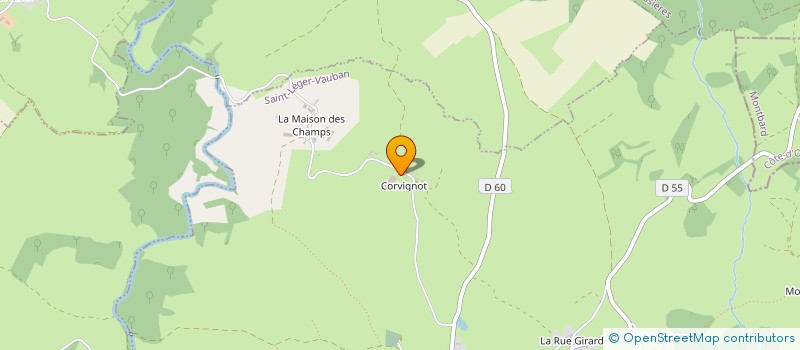 localisation de l'entreprise SCEA DES VIGNOTTES  SAINT-LEGER-VAUBAN