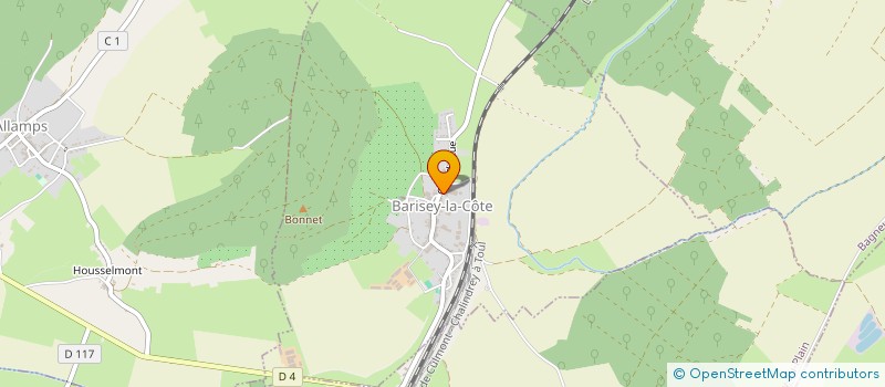 localisation de l'entreprise SCEA DES ZEPHYR  BARISEY-LA-COTE