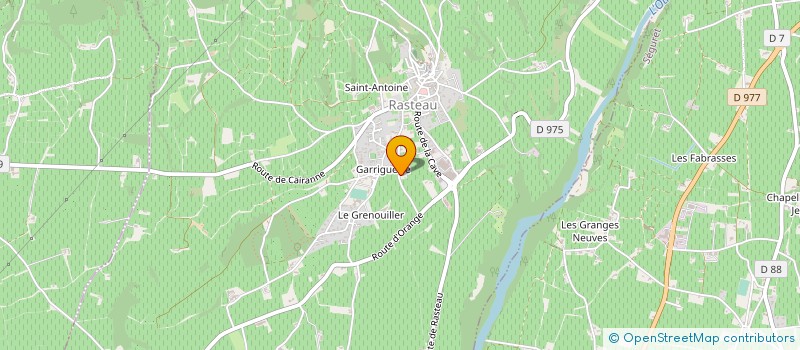 localisation de l'entreprise SCEA DEUX GIRARD  RASTEAU