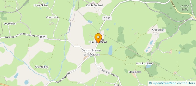 localisation de l'entreprise SCEA DEVOUARD à SAINT-HILAIRE-EN-MORVAN