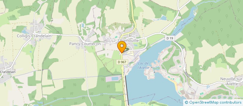 localisation de l'entreprise SCEA DEWULF  CHAMOUILLE