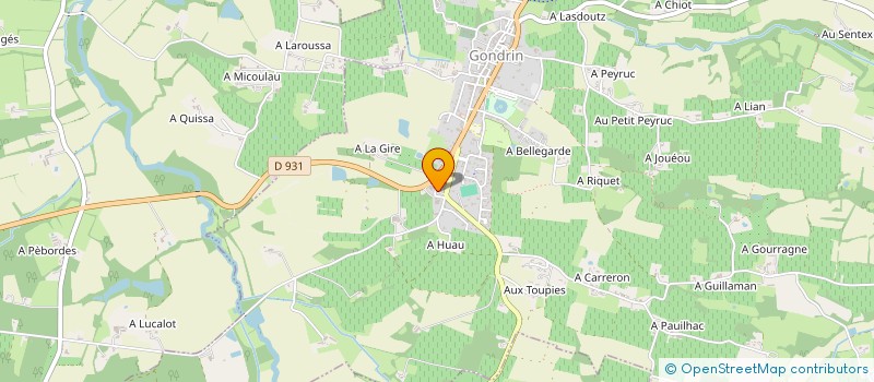 localisation de l'entreprise SCEA DI IORIO à GONDRIN