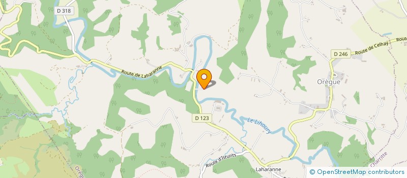 localisation de l'entreprise SCEA DIHARCE OYHENART  DOMEZAIN-BERRAUTE