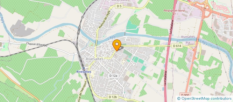 localisation de l'entreprise SCEA DOMAINE CAZES  RIVESALTES