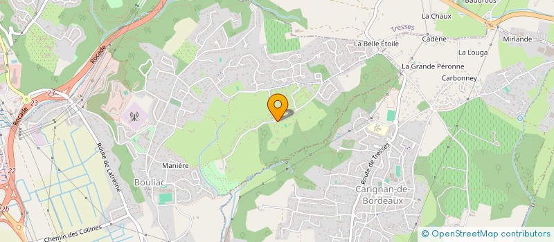 localisation de l'entreprise SCEA DOMAINE DE BAUDAT  BOULIAC