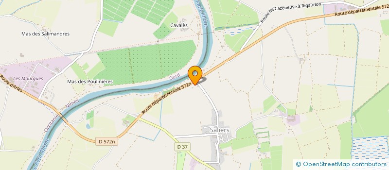 localisation de l'entreprise SCEA DOMAINE DE BEAUJEU DE CASTRES à ARLES
