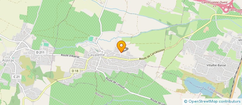 localisation de l'entreprise SCEA DOMAINE DE BELLEVUE  ARZENS