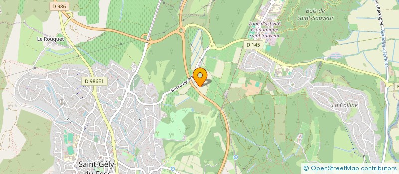 localisation de l'entreprise SCEA DOMAINE DE COULONDRES  SAINT-GELY-DU-FESC