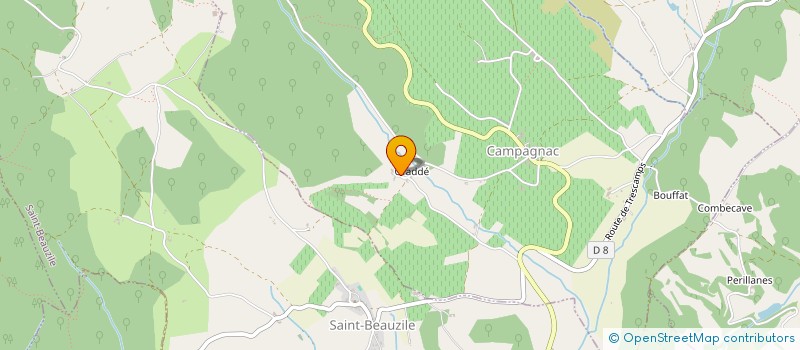 localisation de l'entreprise SCEA DOMAINE DE GRADDE  CAMPAGNAC