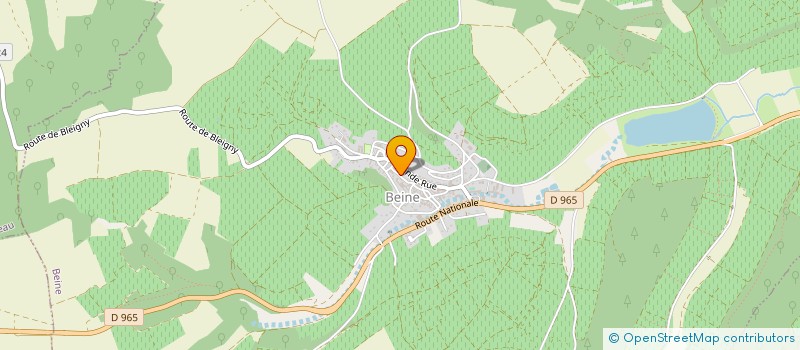 localisation de l'entreprise SCEA DOMAINE DE GRAIN D'ORGE à BEINE