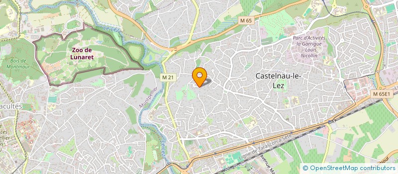 localisation de l'entreprise SCEA DOMAINE DE L ESCALIERE  CASTELNAU-LE-LEZ