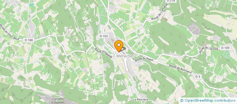 localisation de l'entreprise SCEA DOMAINE DE LA CITADELLE à MENERBES