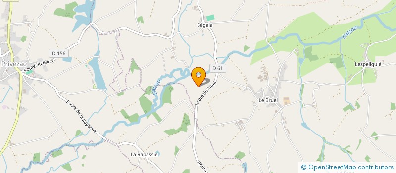 localisation de l'entreprise SCEA DOMAINE DE LADRECHT  GOUTRENS