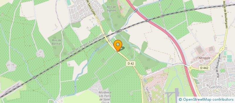 localisation de l'entreprise SCEA DOMAINE DE MONTROCHE  NIMES