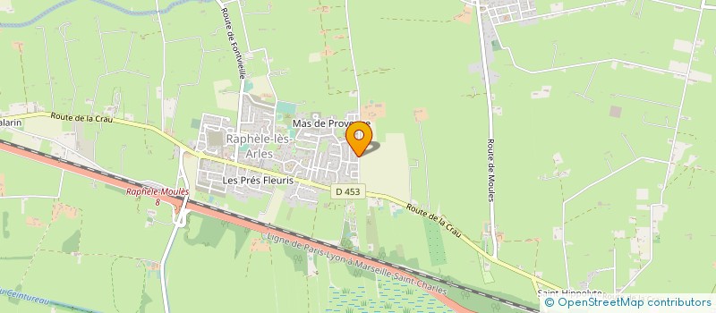 localisation de l'entreprise SCEA DOMAINE DE RAPHELE  ARLES