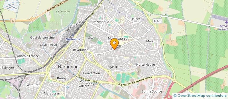 localisation de l'entreprise SCEA DOMAINE DE RICARDELLE DE LAUTREC  NARBONNE